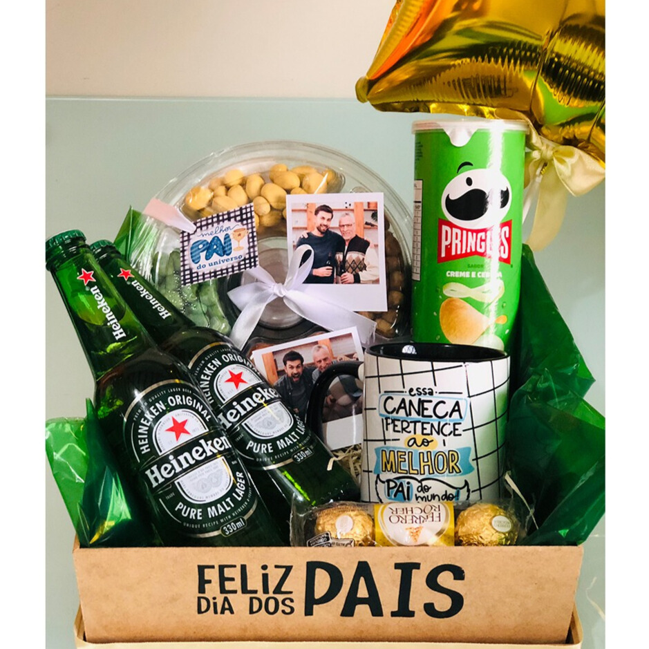 Arranjos com embalagem de cerveja