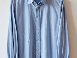 camisa-masculina-m-azul-semi-nova